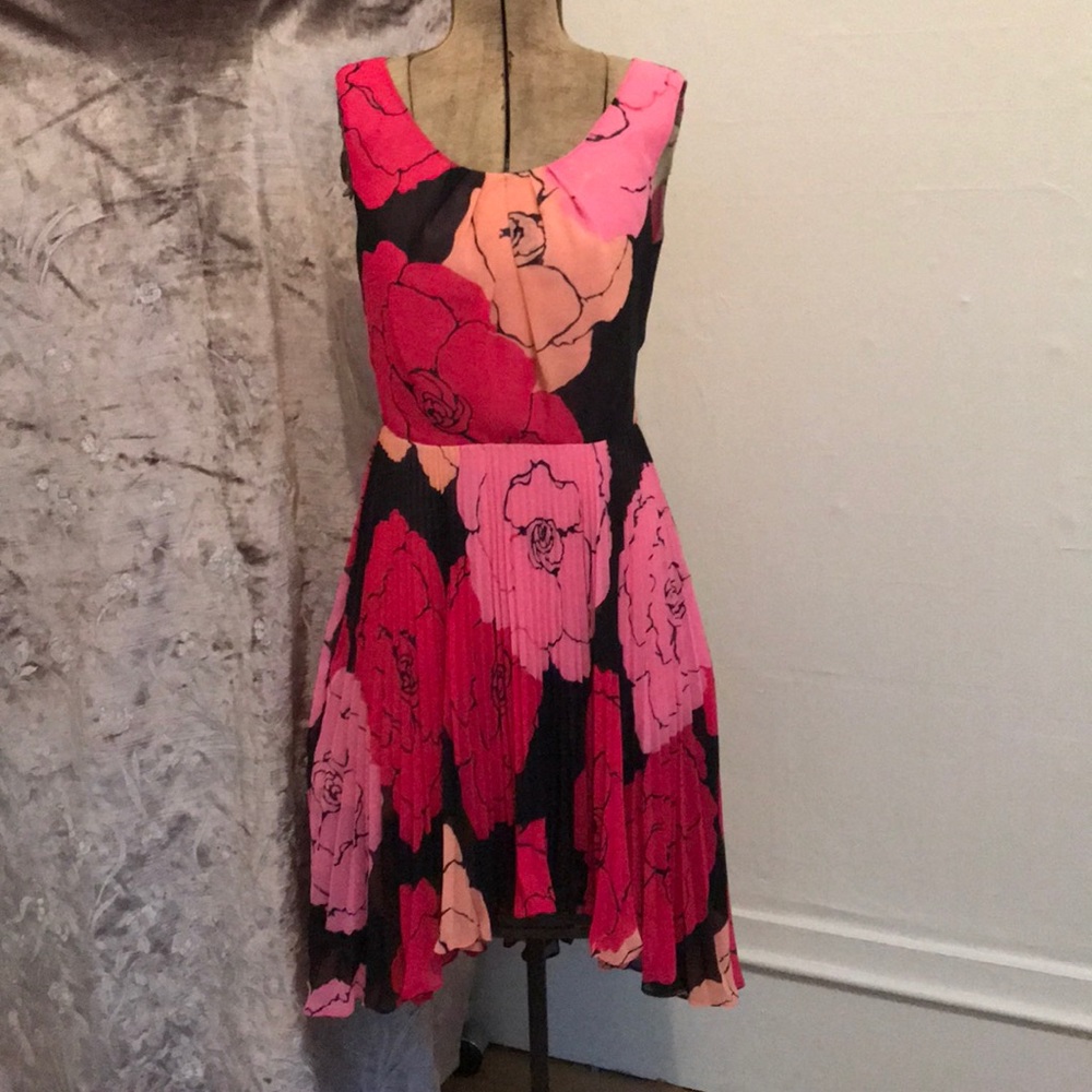 Max and Cleo Pink Floral Dress